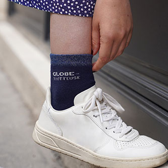 chaussettes globe-trotteuse mobile